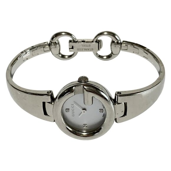 Auth GUCCI - 134.5 1******* Silver Women's Wrist Watch - Picture 2 of 5
